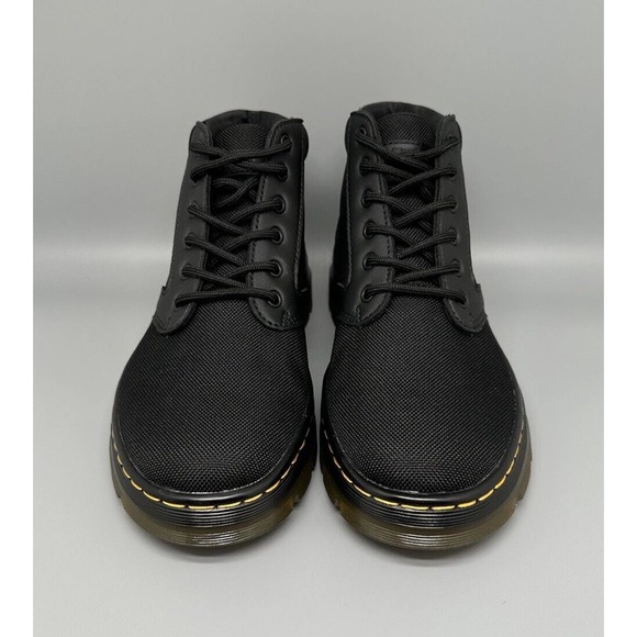 Dr. Martens BONNY Black Leather Lace Up Round Toe Boots Men’s Sz 6 Women’s Sz 7‎ - Picture 2 of 12